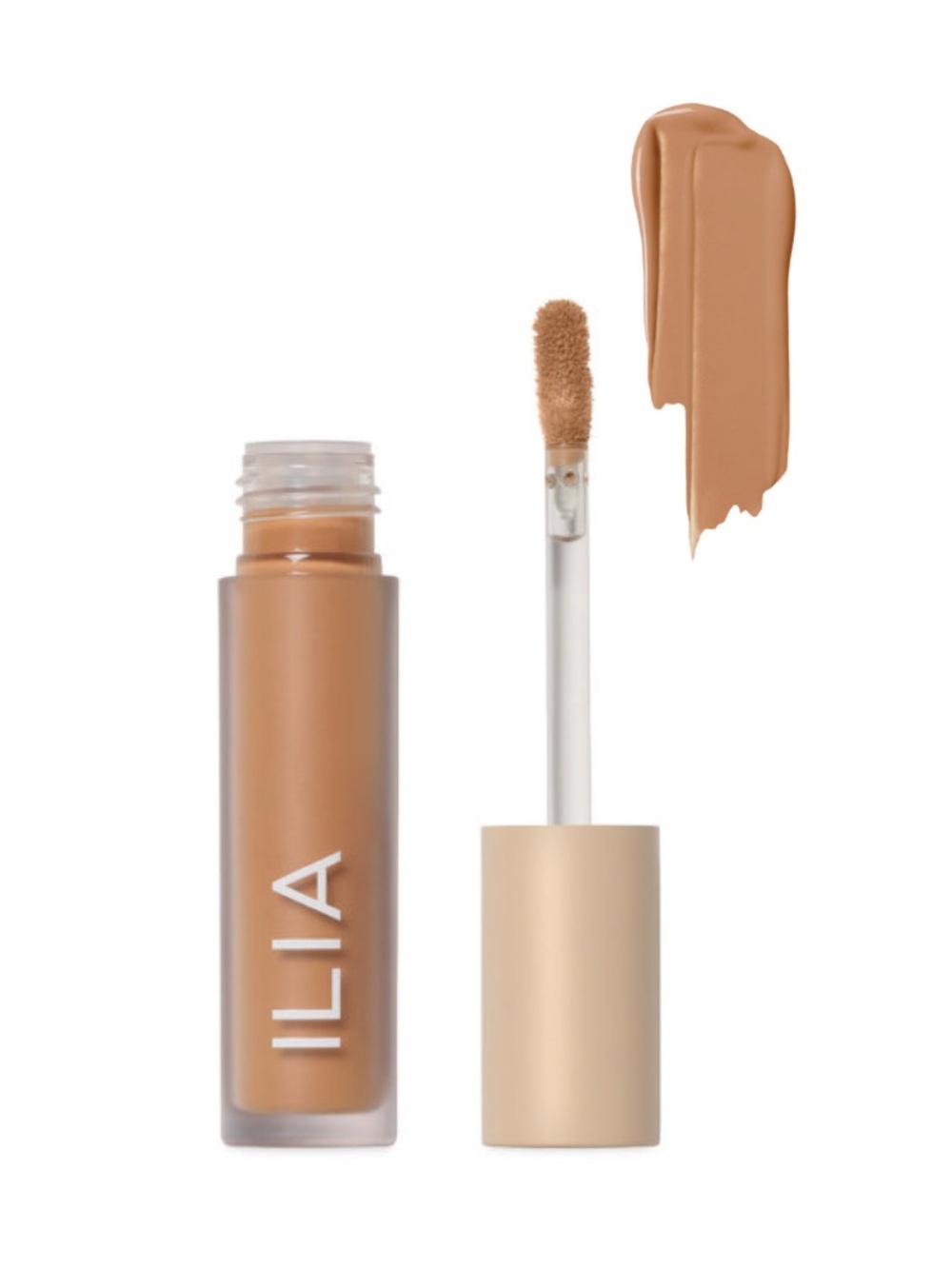 ILIA Liquid Powder Eye Shadow Tint in Adobe Matte (Warm Sand) 12 fl oz / 3.5 ml
